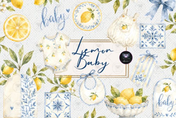 Download Lemon Baby Shower Clipart - Baby shower Collection