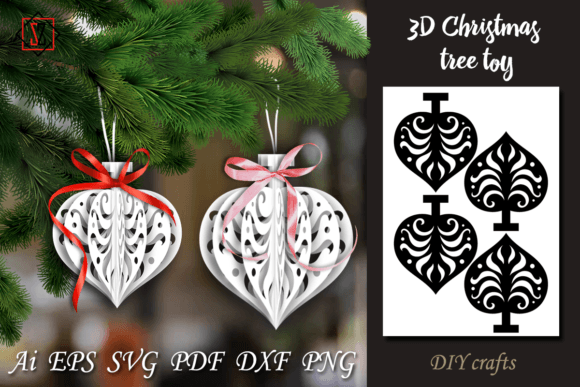 Download 3D Christmas Tree Toy_1 / DIY Crafts - Christmas tree Collection