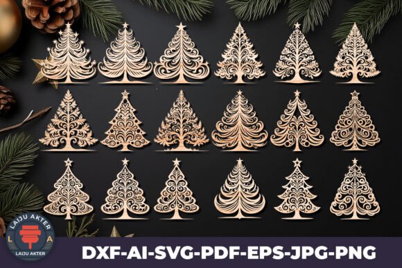 Download Christmas Tree Laser Cut Svg Ornaments - Christmas tree Collection